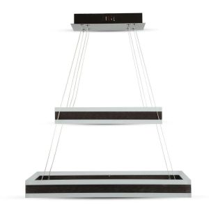 Lampa wisząca VT-101 brązowa LED 2x113W Ciepła biel 6300lm V-TAC 850839 Lampa wisząca VT-101 brązowa LED 2x113W Ciepła biel 6300lm V-TAC 850839