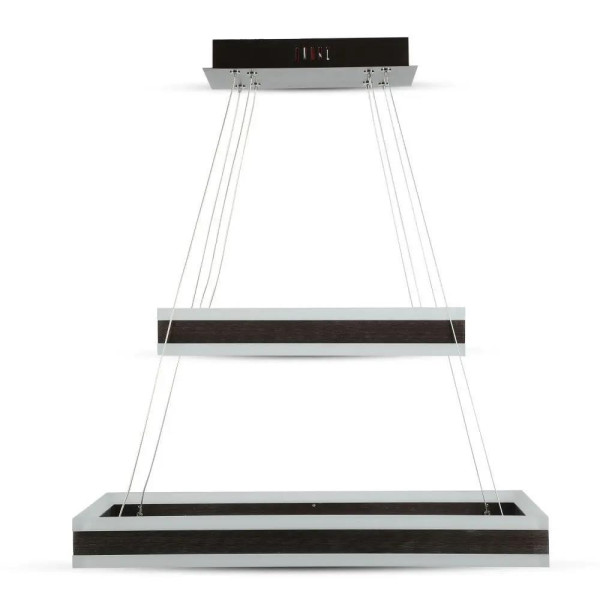 Lampa wisząca VT-101 brązowa LED 2x113W Ciepła biel 6300lm V-TAC 850839