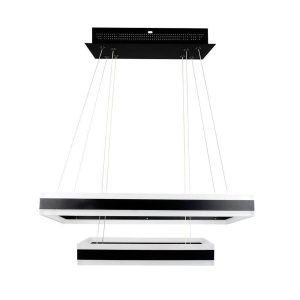 Lampa wisząca VT-101 czarna LED 2x113W Ciepła biel 6300lm V-TAC 850932 Lampa wisząca VT-101 czarna LED 2x113W Ciepła biel 6300lm V-TAC 850932