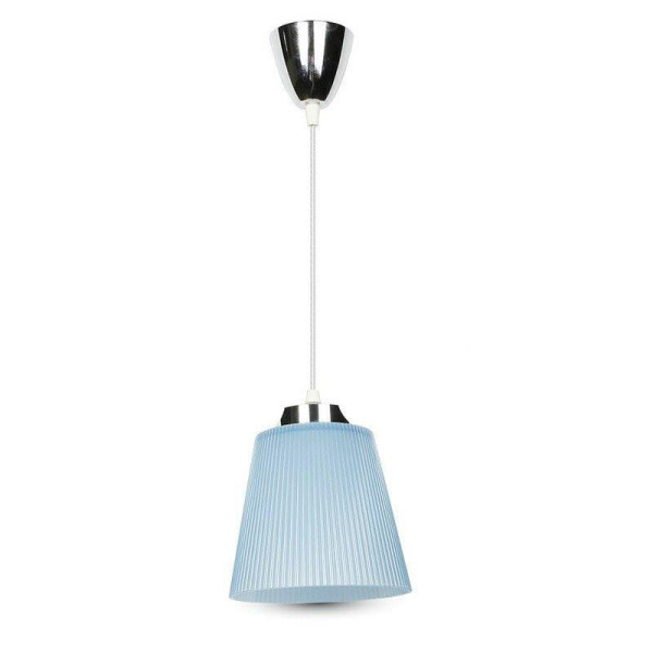 Lampa wisząca VT-1036 niebiesko-chromowana LED 1x7W 4000K 360lm V-TAC 856580