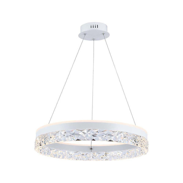 Lampa wisząca VT-7581 biała LED 1x25W Ciepła biel 3000lm V-TAC 851398