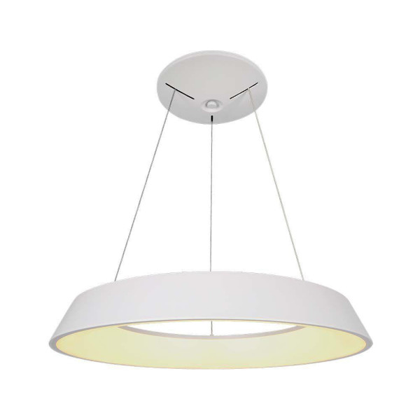 Lampa wisząca VT-7755 biała LED 1x48W Ciepła biel 5000lm V-TAC 851015