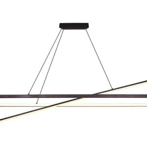 Lampa wisząca VT-7756 LED 2-punktowa ze ściemniaczem czarna 174567 Lampa wisząca VT-7756 LED 2-punktowa ze ściemniaczem czarna 174567