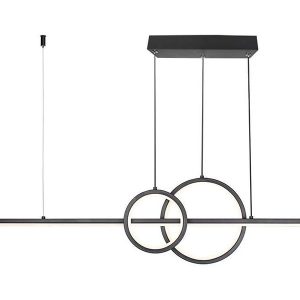 Lampa wisząca VT-7767 LED 3-punktowa metalowa czarna 174549 Lampa wisząca VT-7767 LED 3-punktowa metalowa czarna 174549