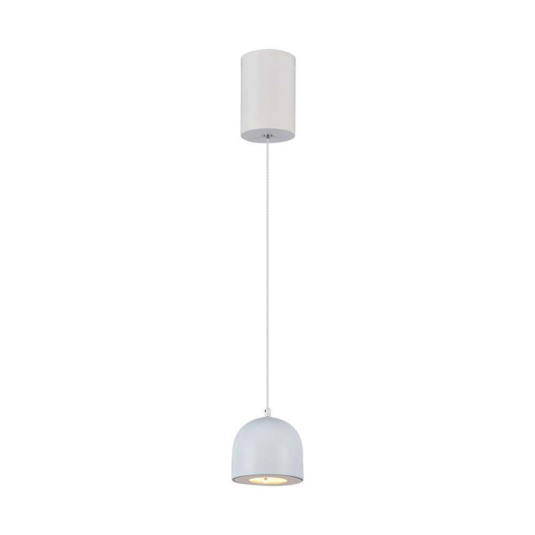 Lampa wisząca VT-7795 szaro-aluminiowy LED 1x8.5W Ciepła biel 850lm V-TAC 851022