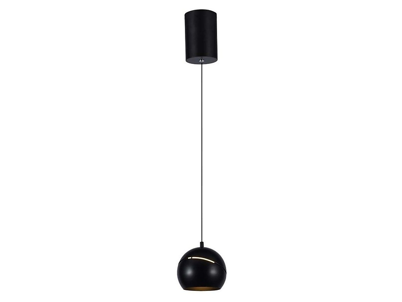 Lampa wisząca VT-7796 LED metalowa czarna 174522