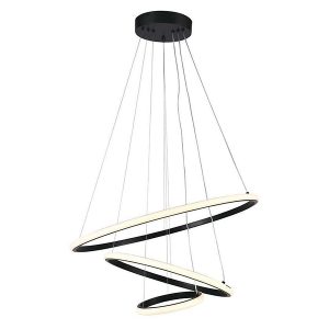 Lampa wisząca VT-7816 LED metalowa czarna 174536 Lampa wisząca VT-7816 LED metalowa czarna 174536