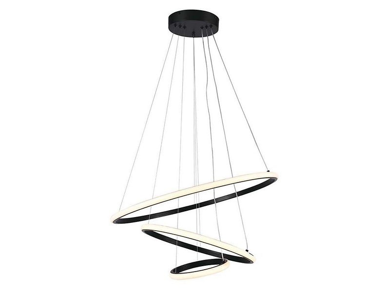 Lampa wisząca VT-7816 LED metalowa czarna 174536