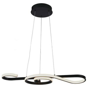 Lampa wisząca VT-7817 LED metalowa czarna 174538 Lampa wisząca VT-7817 LED metalowa czarna 174538
