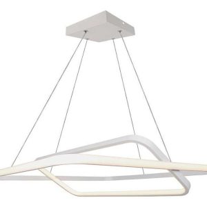 Lampa wisząca VT-7909 LED 2-punktowa metalowa biała 174558 Lampa wisząca VT-7909 LED 2-punktowa metalowa biała 174558