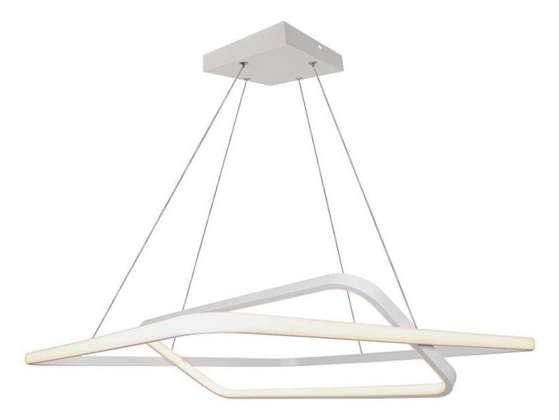 Lampa wisząca VT-7909 LED 2-punktowa metalowa biała 174558