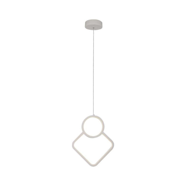 Lampa wisząca VT-7917 biała LED 1x12W Neutralna biel 1300lm V-TAC 850400