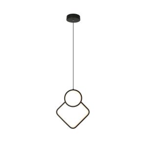 Lampa wisząca VT-7917 czarna LED 1x12W Ciepła biel 1300lm V-TAC 850225 Lampa wisząca VT-7917 czarna LED 1x12W Ciepła biel 1300lm V-TAC 850225