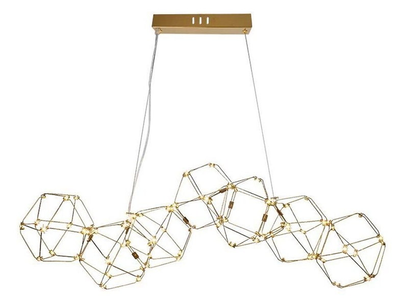 Lampa wisząca VT-7918 LED 84-punktowa zlota 174559