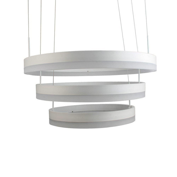 Lampa wisząca VT-82-3 biało-szara LED 3x92W Ciepła biel 6500lm V-TAC 850187