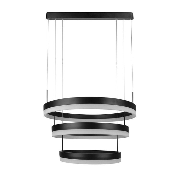 Lampa wisząca VT-82-3 czarno-szara LED 3x92W Ciepła biel 6500lm V-TAC 850217