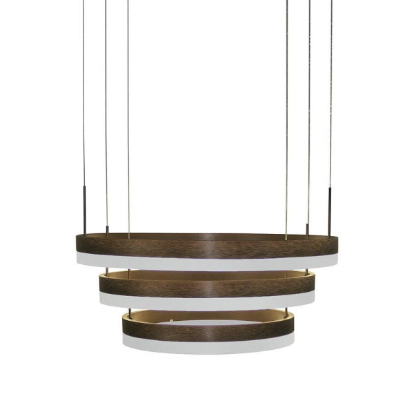 Lampa wisząca VT-82-3 kawowo-szara LED 3x92W Ciepła biel 6500lm V-TAC 850280