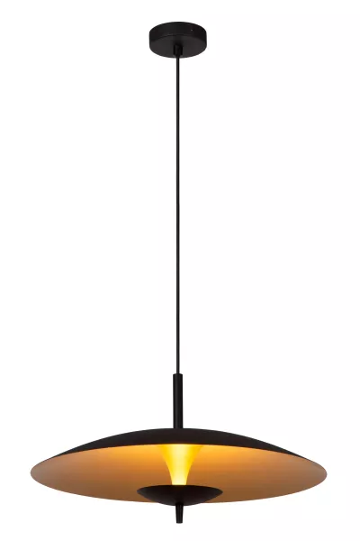 Lampa wisząca VULCAN czarna LED 1x9W Ciepła biel 900lm Lucide 850460