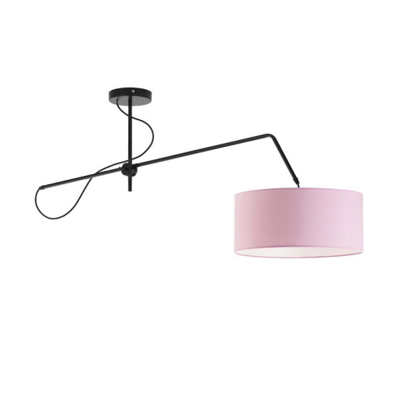Lampa wisząca w stylu Skandynawskim RIO Czarny - Różowy 858075