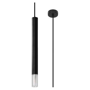 Lampa wisząca Wezyr 1 stalowa czarna 52548 Lampa wisząca Wezyr 1 stalowa czarna 52548