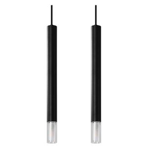 Lampa wisząca Wezyr 2-punktowa stalowa czarna 52549 Lampa wisząca Wezyr 2-punktowa stalowa czarna 52549