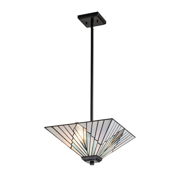 Lampa wisząca wielokolorowo-vintage brąz ALDERLEY 2xE27x60W Elstead 836420