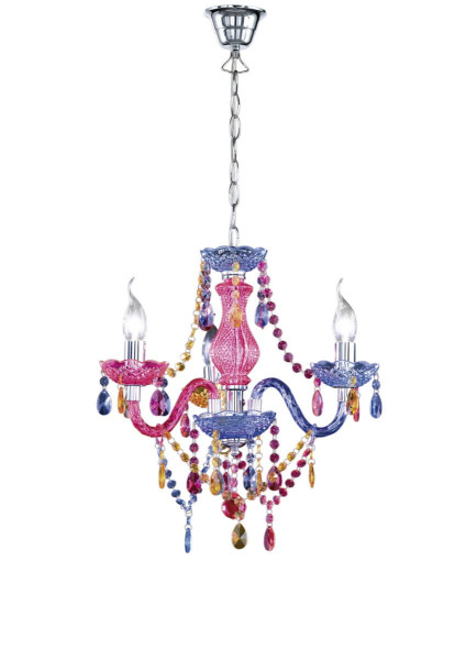 Lampa wisząca wielokolorowy LÜSTER 3xE14x40W wym: 150x46x46 cm RL 854316