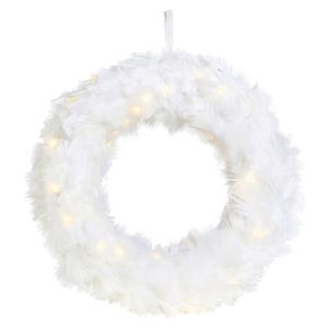 Lampa wisząca wieniec Teather LED biała 332596