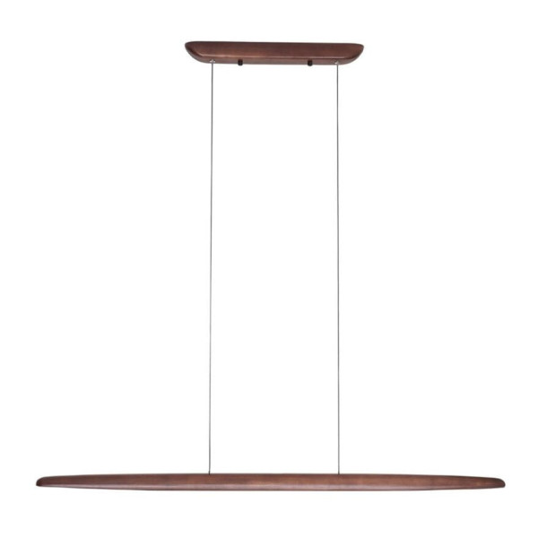 Lampa wisząca WOODY ciemne drewno LED 1x25W Ciepła biel 1981lm Maxlight 854700