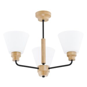 Lampa wisząca WOODY odwrócone klosze jasne drewno 3xE27x15W IP20 Alfa 1025590 Lampa wisząca WOODY odwrócone klosze jasne drewno 3xE27x15W IP20 Alfa 1025590