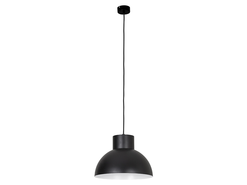 Lampa wisząca Works Black stalowa czarna 14222