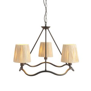Lampa wisząca WRIGGLE czarna matowa 3xE14x15W IP20 Endon 1026895 Lampa wisząca WRIGGLE czarna matowa 3xE14x15W IP20 Endon 1026895
