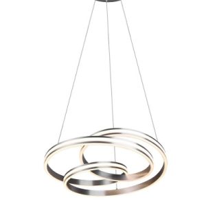 Lampa wisząca YARA srebrno-biała LED 1x60W Odcienie bieli 7200lm Trio 836012 Lampa wisząca YARA srebrno-biała LED 1x60W Odcienie bieli 7200lm Trio 836012
