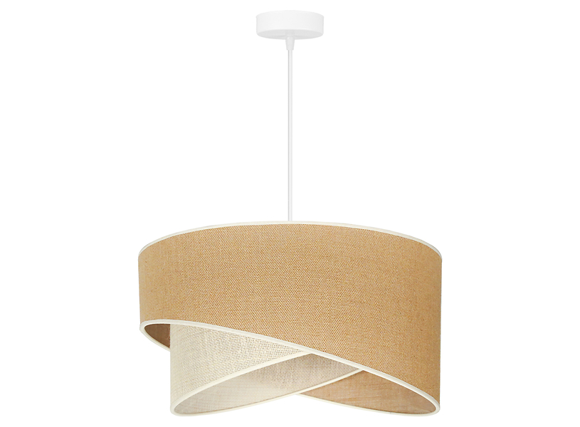 Lampa wisząca Yute Cello tkaninowa beżowa 333575
