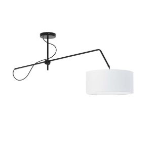 Lampa wisząca z abażurem RIO Czarny – Biały 857955 Lampa wisząca z abażurem RIO Czarny – Biały 857955