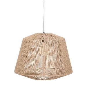 Lampa wisząca z plecionki Jily, metal, Ø 48 cm 438989 Lampa wisząca z plecionki Jily, metal, Ø 48 cm 438989