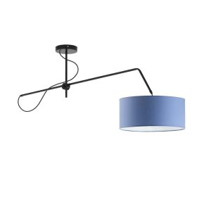 Lampa wisząca z regulacją góra-dół RIO Czarny – Niebieski 858472 Lampa wisząca z regulacją góra-dół RIO Czarny – Niebieski 858472