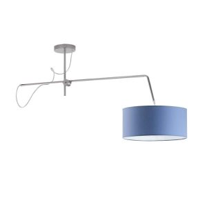 Lampa wisząca z regulacją góra-dół RIO Srebrny – Niebieski 858062 Lampa wisząca z regulacją góra-dół RIO Srebrny – Niebieski 858062