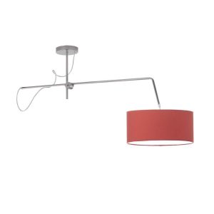 Lampa wisząca z ruchomym ramieniem RIO Srebrny – Czerwony 857960 Lampa wisząca z ruchomym ramieniem RIO Srebrny – Czerwony 857960