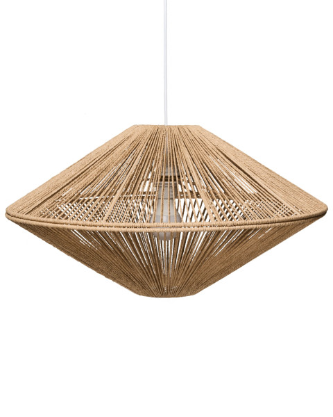 Lampa wisząca z sznurkowym żyrandolem w naturalnym kolorze 902842
