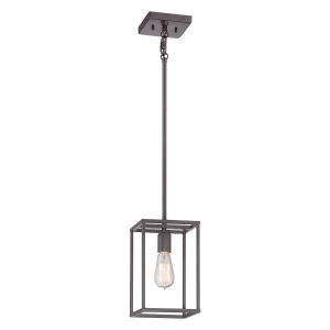 Lampa wisząca zachodni brąz New Harbor 1xE27x60W Quoizel 850138 Lampa wisząca zachodni brąz New Harbor 1xE27x60W Quoizel 850138