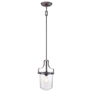 Lampa wisząca zachodni brąz Penn Station 1xE27x60W Quoizel 849180 Lampa wisząca zachodni brąz Penn Station 1xE27x60W Quoizel 849180
