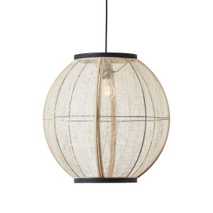 Lampa wisząca ZAIRE kremowo-czarny matowy 1xE27x20W IP20 Endon 1030089 Lampa wisząca ZAIRE kremowo-czarny matowy 1xE27x20W IP20 Endon 1030089
