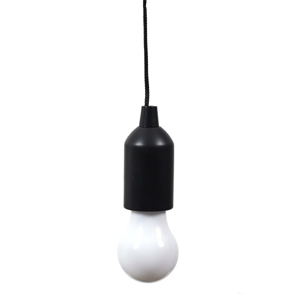 LAMPA WISZĄCA żarówka czarna NA SZNURKU 110 cm mleczny klosz 716098