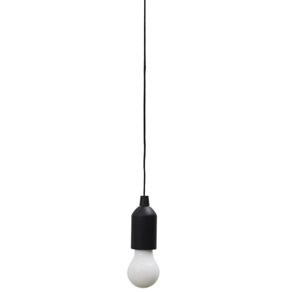 LAMPA WISZĄCA Żarówka multikolor czarna Z PILOTEM na baterie 716075
