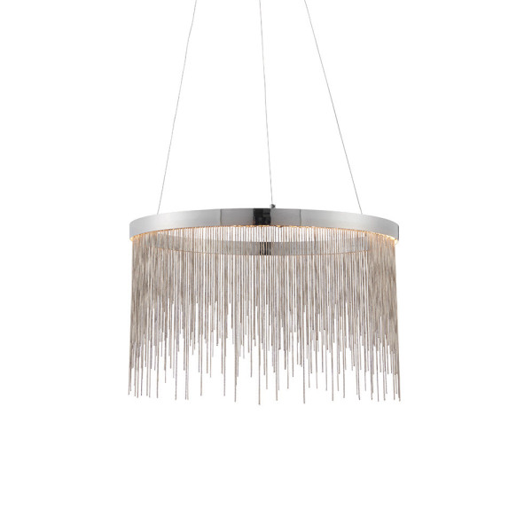 Lampa wisząca ZELMA chromowana-srebrna LED 20W 2800K 480lm Endon 1021812