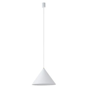 Lampa wisząca Zenith 35 cm stalowa biała 147866