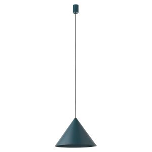 Lampa wisząca Zenith 35 cm stalowa zielona 147865