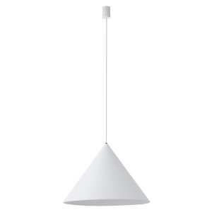 Lampa wisząca Zenith 50 cm stalowa biała 147868