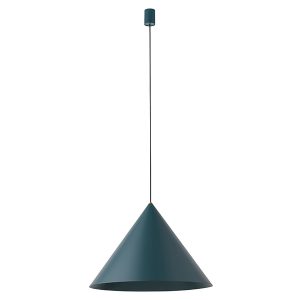 Lampa wisząca Zenith 50 cm stalowa zielona 147867